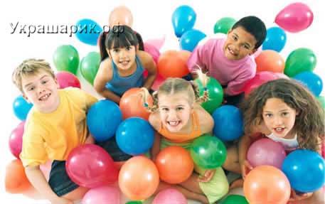 Оформление шарами детского праздника. Воздушные шарики.