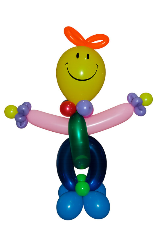 Клоун из шаров Готовая композиция «Клоун» из шаров